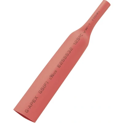 Afbeelding van TRU COMPONENTS 1570157 Krimpkous zonder lijm Rood 18 mm 9 Krimpverhouding:2:1 5 m