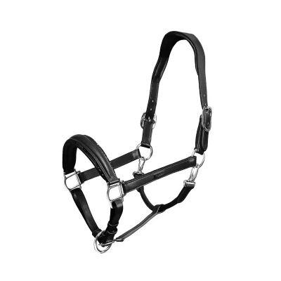 Image de Equestrian Stockholm FW&#039;23 Black Edition Leren Halter Anatomic