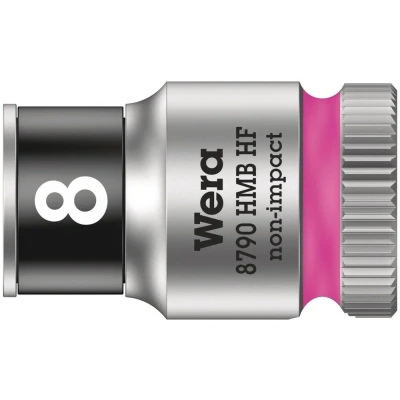 Afbeelding van Wera 8790 HMB HF Zyklop hand en machine dopsleutel 3/8&quot; 8 x 29mm