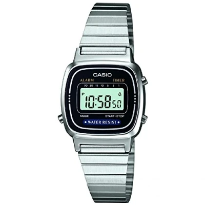 Image de Casio Montre Mixte Collection LA670WEA, Noir, Mode