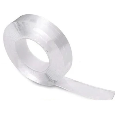 Afbeelding van CHPN NanoTape Dubbelzijdige Tape 3 meter 2CM breed 1 rol Transparant Zelfklevende Herbruikbare Gekko Super sterke plakband