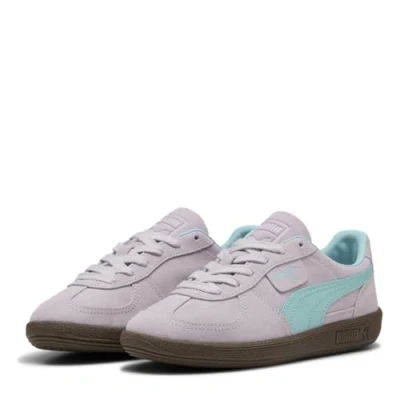 Afbeelding van Puma Palermo Unisex Sneakers laag, Maat: 38, Purple/blue Veloursleer