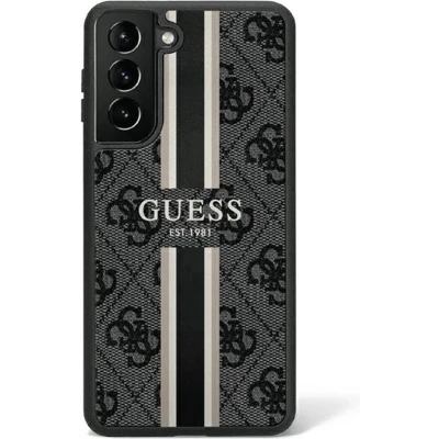 Afbeelding van Guess 4G Printed Stripe Back Case geschikt voor Samsung Galaxy S23 (S911) Grijs