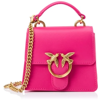 Afbeelding van Pinko LOVE One TOP Handle Micro Light Handtas, Dames, Maat: Size, Pink