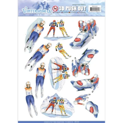 Afbeelding van Pushout Jeanine`s Art Wintersports Biathlon