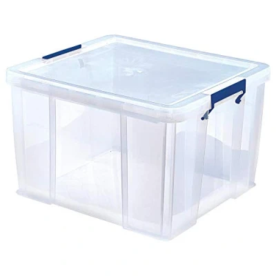 Afbeelding van Bankers Box ProStore Plastic Opbergbox met deksel veilig voor voedsel 48L volledig recyclebaar
