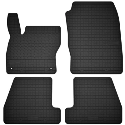 Afbeelding van Wielganizator Rubberen vloermatten voor Ford Focus MK3 (2010 2018) bibody sedan, combi zwart op maat gemaakt optimale pasvorm