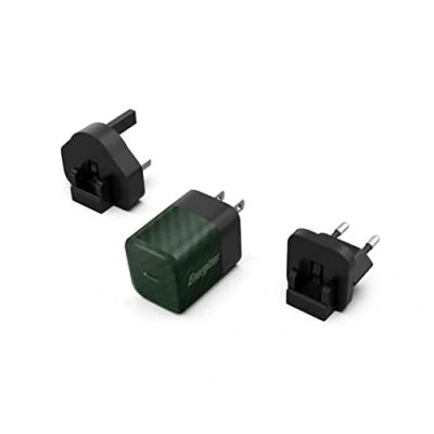 Afbeelding van Energizer A20MUGR Multi Plug Oplader Reisstekker (US, UK, EU) 20W 4A (Groen)