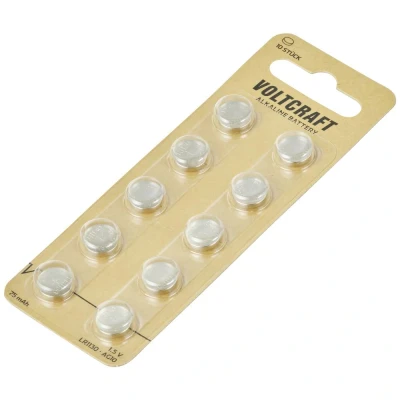 Afbeelding van VOLTCRAFT Knoopcel LR1130 1.5 V 10 stuk(s) Alkaline AG10