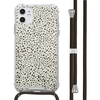 Afbeelding van imoshion Design hoesje met koord voor de Apple iPhone 11 Desert Dots