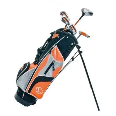Image de Longridge ensemble 5 clubs junior challenger golf orange noir