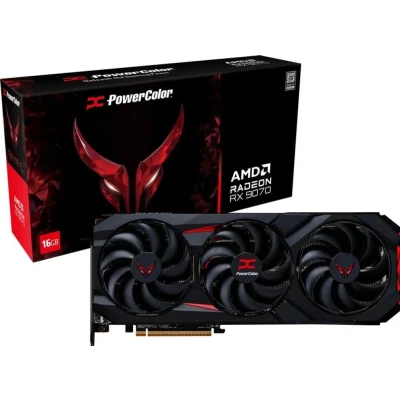 Afbeelding van Powercolor Red Devil AMD Radeon RX 9070 Videokaart 16 GB GDDR6 PCI Express 5.0 x16 1x HDMI, 3x DisplayPort