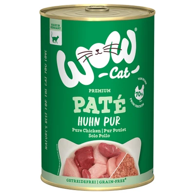 Afbeelding van 6x400g WOW Cat Adult Kip Pur kattenvoer nat