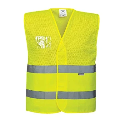 Afbeelding van Portwest Halfgebreid HV vest, kleur: geel, maat: 4X/5X, C494YER4X/5X