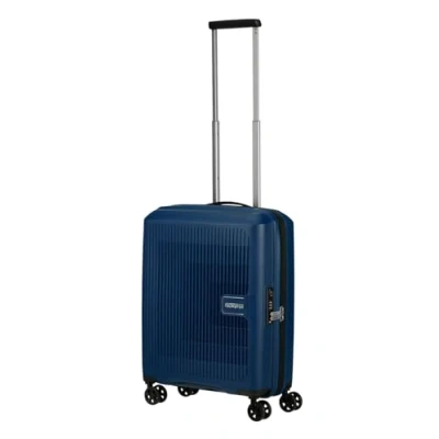 Afbeelding van American Tourister Aerostep Spinner 55 Exp navy blue Harde Koffer
