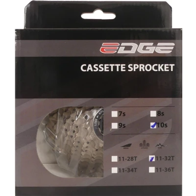 Afbeelding van Cassette 10 speed Edge CS M6010 11 32T zilver