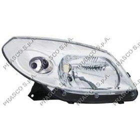 Afbeelding van PRASCO DA2204804 Koplampen Links H4 chroom DACIA: Sandero I