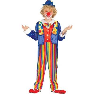 Afbeelding van Guirca Lachen Man Clown Jongen Multicolor 5 6 jaar Carnavalskleding Verkleedkleding