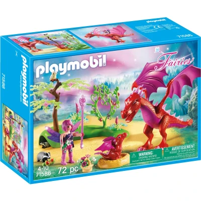 Afbeelding van PLAYMOBIL Fairies Drakenmoeder met baby 71586
