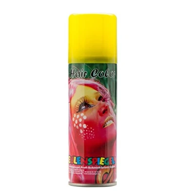 Afbeelding van Eulenspiegel 819302 Color Haarspray, Geel, 125 ml, carnaval, Halloween, Mottoparty
