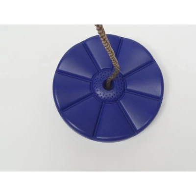 Afbeelding van Schommeldisk in kunststof diam. 280x40 mm pp touw geel Hermic