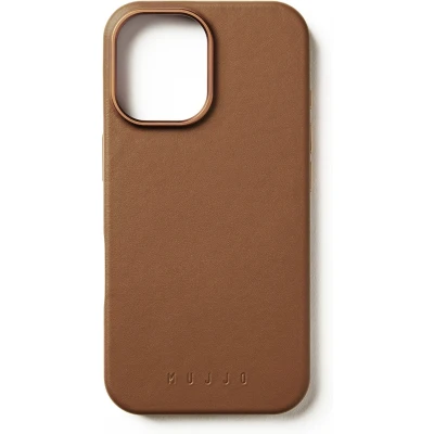 Afbeelding van MUJJO Leather Case with MagSafe iPhone 16 bruin CL 049 TN