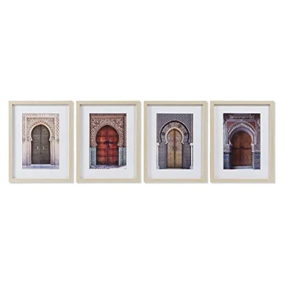 Afbeelding van Schilderij DKD Home Decor Arabisch (35 x 2 45 cm) (4 Stuks)