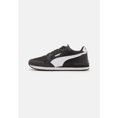 Afbeelding van Puma ST Runner V4 Unisex Sneakers laag, Maat: 44, Black/white Imitatieleer/ textiel