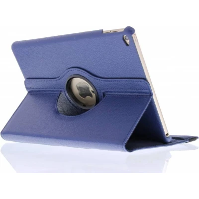 Afbeelding van Tablet Hoes Geschikt voor iPad Air 2 (2014) 360 Draaibare Bookcase Blauw