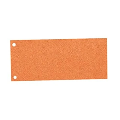 Afbeelding van Esselte 100 tabbladen van 1/3 karton, extra groot, oranje, 100% gerecycled papier 20999