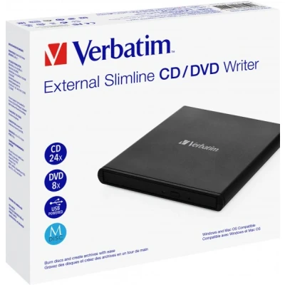Afbeelding van Verbatim MOBILE DVD REWRITER USB 2.0 lig