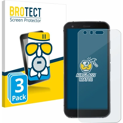 Afbeelding van BROTECT Screenprotector voor Caterpillar Cat S62 Pro Folie Beschermfolie Beschermglas matte (3 Stuks)