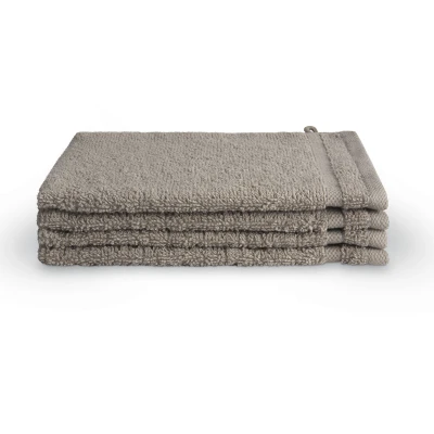 Afbeelding van 4 x Byrklund washandje 16x21 Taupe
