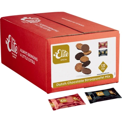 Afbeelding van Koekjes Elite Special Dutch chocolate stroopwafelmix 120 stuks