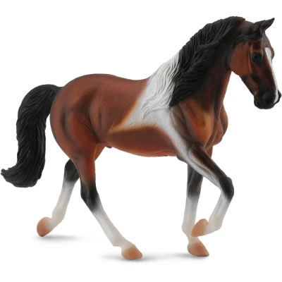 Afbeelding van Collecta Paarden (XL): TENNESSEE WALKING HORSE HENGST ROODBRUIN GEVLEKT 16,5X4X11cm