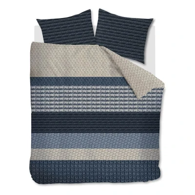 Afbeelding van Beddinghouse Lance dekbedovertrek Lits Jumeaux 240x200/220 Blauw