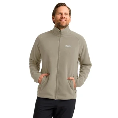 Afbeelding van Jack Wolfskin Waldsteig Fleecejas, Heren, Maat: Large, Beige