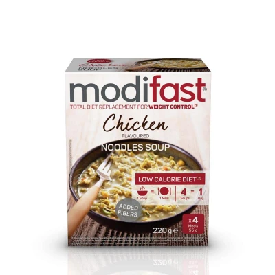 Afbeelding van Modifast Weight Control Soep Kip Noodle 220GR