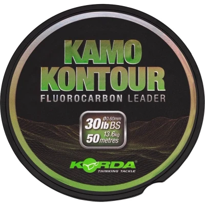 Afbeelding van Korda Kamo Kontour Fluorocarbon Leader 0.60mm (50m) Leaders
