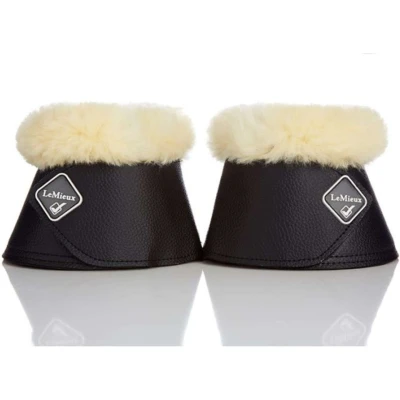 Afbeelding van LeMieux Springschoenen WrapRound Fleece Zwart/Naturel Cob Agradi.be