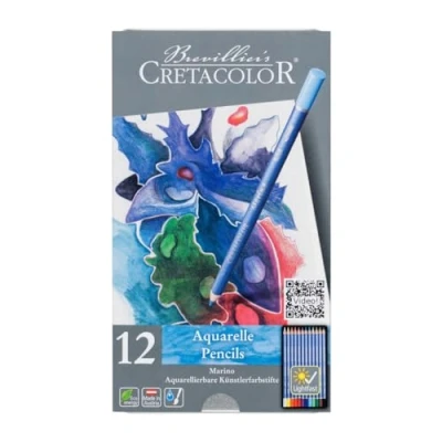 Afbeelding van Cretacolor marino aquarelpotloden blik 12st