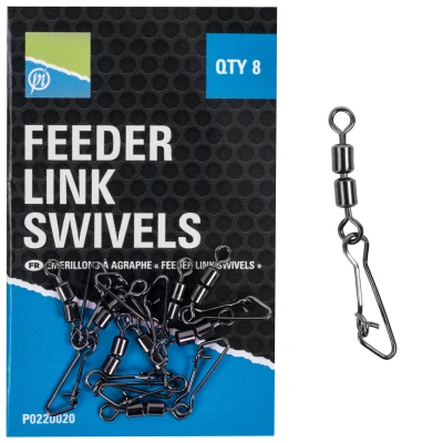 Afbeelding van Preston Feeder Link Swivels (8 pcs)