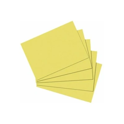 Image de Herlitz fiches bristol, format a6, en blanc, jaune carton, sans bois contenu 100 pièces (10836484)