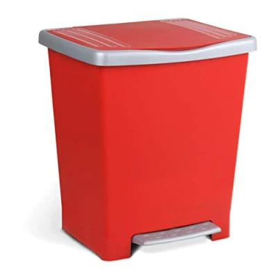 Afbeelding van TATAY 1101427 pedaalemmer, 23 l, kunststof, zwart, 33,5 x 30 39 cm