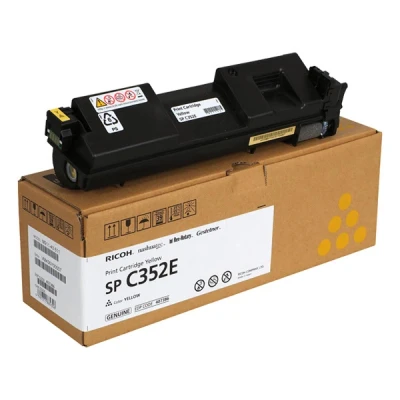 Image de Ricoh SP C352E Jaune original cartouche de toner pour C352DN