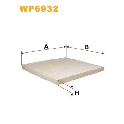 Afbeelding van WIX FILTERS WP6932 Interieurfilter Stoffilter 235 223 18 RENAULT: Scénic 1