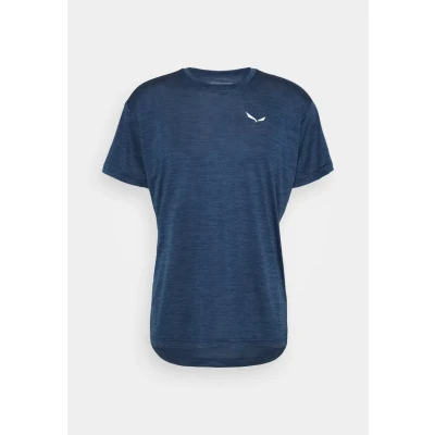 Afbeelding van Salewa PUEZ melange DRY Tshirt print, Heren, Maat: 56, Dark denim