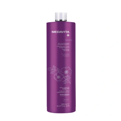 Afbeelding van Medavita Luxviva Anti Yellow Blonde Enhancer Shampoo 1250ml Voor Blond Haar