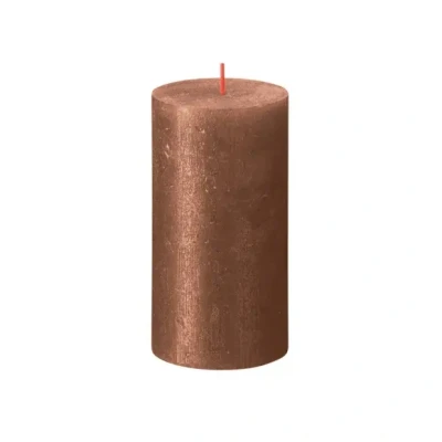 Afbeelding van Stompkaars Shimmer 130/68 Copper Bolsius
