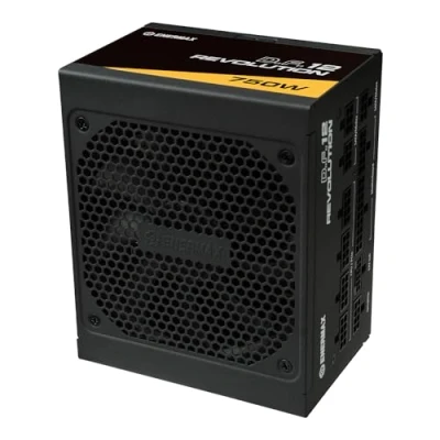 Afbeelding van ENERMAX Revolution D.F. 12 ATX3.1 PCI e 5.1 ultracompacte voeding, 750 W, 80 Plus Gold (volledig modular, 50% semi ventilatorloos, V 2 x 6); ETV750G, zwart